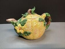 Vintage Decorative Cantalope Tea Pot picture