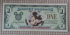 1999 DISNEYLAND $1 Like Disney Dollar A00317560A Black Mickey picture