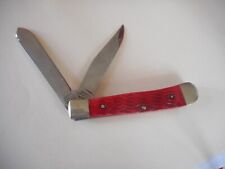 Buck Creek Red Pick Bone Trapper German Pocket Knife New picture
