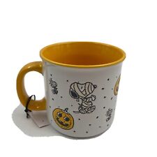 Peanuts Ceramic 20oz Mummy Snoopy Happy Halloween Coffee Mug BB02B48009 picture