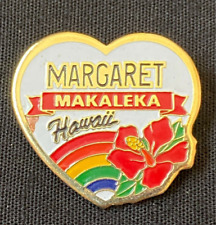 Enamel Pin Margaret Makaleka Hawaii 1982 - Vintage   picture