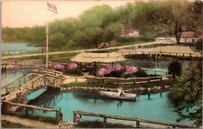 Hand Colored Postcard Mueller's Water Mill Inn Centerport Long Island New York picture