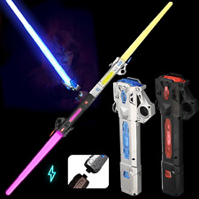 2Pcs Lightsaber Light up Saber 7 Colors Changeable LED Light Saber Light Sword picture