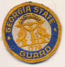 Georgia State Guard twill patch real WWII make picture