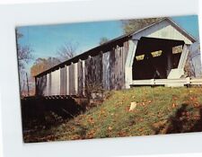 Postcard Historic Covered Bridge Franklin County Ohio USA picture