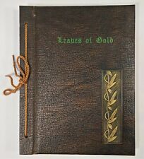 Book Leaves Of Gold Inspirational Verse Prayers Memorable Phrases Anthology 1948 picture