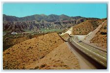 c1960 Famous Gaviota Pass Scenic Highway Road Santa Barbara California Postcard picture