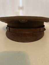 Early WW2 Enlisted Man's Wool Dress Uniform Hat, Size Unknown picture