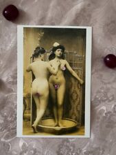 Vintage erotic photo - Spanking Lesbians - early 1900´s REPRODUCTION PRINT picture