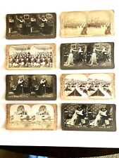 8 - 1800's/1900's  MILITARY  ANTIQUE  STEROSCOPE STEROVIEW   SLIDES/VIEW  CARDS picture