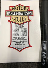 harley davidson Patent Water Decal Made In The USA picture