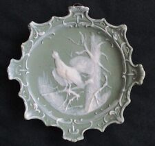 Early 20th Century Schafer Vater Jasperware Plaque Grouse Partridge Game Bird picture