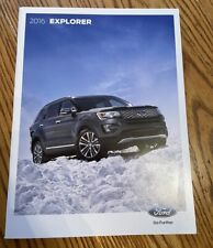 2016 Ford Explorer Brochure - 2016 Ford Brochures - Ford Brochures picture