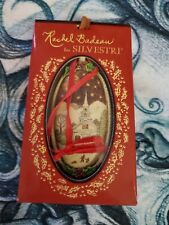 Rachel Badeau Silvestri SET OF THREE CHRISTMAS  ORNAMENTS  New In Box SEE PHOTOS picture