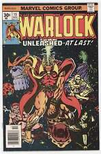 Warlock 15 Marvel 1976 VF Jim Starlin Gamora Thamos Magus Pip The Troll picture