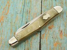 VINTAGE EC SIMMONS USA WATERFALL EUREKA PUNCH STOCKMAN POCKET KNIFE KNIVES TOOLS picture