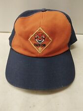 BSA Cub Scouts Tiger Official Orange & Blue Cap Hat Adjustable M/L Vintage picture