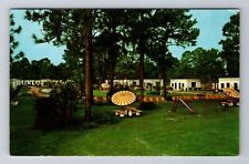 Perry FL-Florida, Perry Motor Court, Advertising, Vintage c1968 Postcard picture