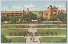 Postcard New Mexico Roswell Military Institute Cadets On Parade Unposted Linen picture