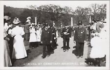 Arrival at Cemetery, Memorial Day Brattleboro Vermont Kodak RPPC Postcard picture