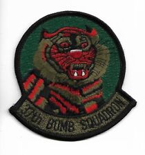 USAF 37th BOMB SQUADRON sundued patch picture