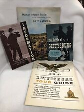 Copyright 1927 Human Interest Stories Three Days Battles at Gettysburg Lot of 4 picture