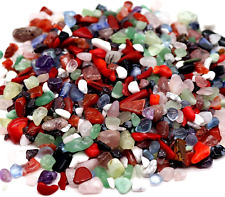 Natural 7 Chakra Color Mix Tumbled Chips Crushed Stones Reiki Healing picture