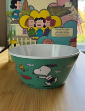 NEW Peanuts Gang Snoopy & Woodstock at the Beach, Fruits/Cereals  Melamine Bowl  picture