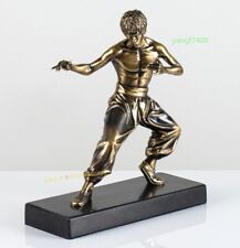 Kings of Kung Fu Master Bruce Copper Statue Decoration Figure Collection Effigy picture