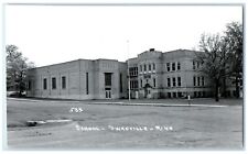 c1950's School Building Campus Swanville Minnesota MN RPPC Photo Postcard picture