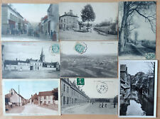 * 02 AISNE * CITIES & VILLAGES x 13 selected antique postcards picture