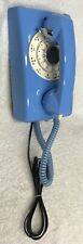 Vintage 1960s WESTERN ELECTRIC A/B 554 ( 2-63 ) BLUE Rotary Wall Mount Telephone picture