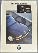 1990-1991 BMW 7-Series 38pg Brochure 735i 735iL Sedan Excellent Original 1/90 picture