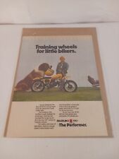 1980 Suzuki 50 Motorcycle Print Ad Kid With Dog picture