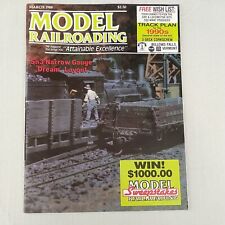 Model Railroading Magazine March 1988 Vol 18 No 4 Sn3 Narrow Gauge Dream Layout picture