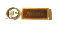 Vintage Kansas Plastic Keychain Personalized Nicole picture