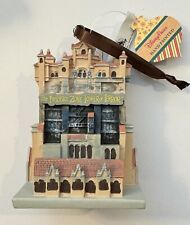 Disney Parks Tower Of Terror Hotel Building Double Sided Hand Painted Ornament picture