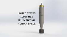 united states 60mm m83 illuminating mortar shell made from plastic in correct co picture