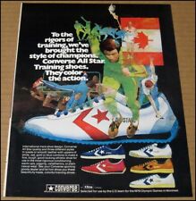 1975 Converse All Star Track Shoes Print Ad Montreal Olympics Marlboro Cigarette picture