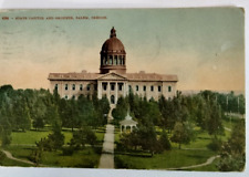Postcard State Capitol Grounds Salem, Oregon Postmarked 1911 picture
