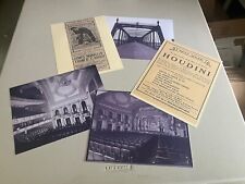 Harry Houdini, Temple Theatre Detroit, Reprint image set of 5, You get all 5 picture