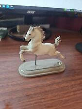 Vintage Hagen Renaker Miniature Lipizzaner Horse on Stand with Base picture