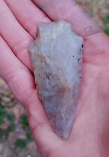 👀🔥Exceptional Coral Bifurcated Kirk Florida Arrowheads Artifacts Deepsouth🔥👀 picture