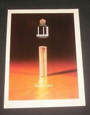 1975 Dunhill Rollagas Cigarette Lighters Print Ad, Vintage Tobacciana picture