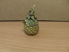 Miniature Metal model Pineapple Ice Bucket with Tongues 1960s-1970s picture