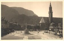 Beautiful Mountains and Piazza Vittorio Emanuele in Bolzano, Italy Postcard picture