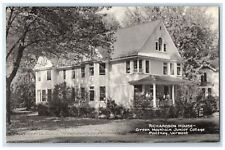 c1960s Richardson House Green Mountain Junior College Poultney VT Trees Postcard picture