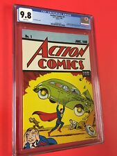 ACTION  COMICS # 1  CGC 9.8 (1993)  REPRINT  #  1   OF  1st  SUPERMAN  BEAUTY picture