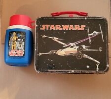 Vintage 1977 Star Wars Metal Lunchbox With Thermos  picture