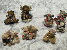 Vintage Boyds Bears & Friends This Little Piggy  Just a Cow Mixed Figurines picture